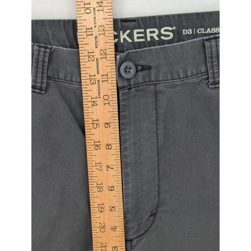 Dockers D3 Classic Fit Cargo Pants Mens 38x29 Gray Elastic Waist Utility